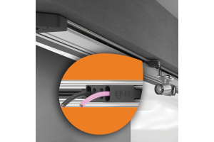 Cable guide without a chain